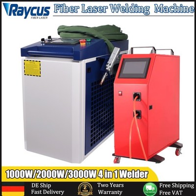 1500-3000W Raycus 4 in 1 Fiber Laser Welding Cleaning Machine & Dual Wire Feeder