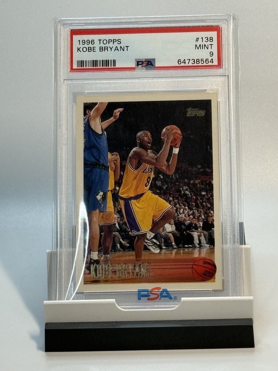 KOBE BRYANT PSA 9 1996-97 TOPPS #138 ROOKIE RC LAKERS | eBay