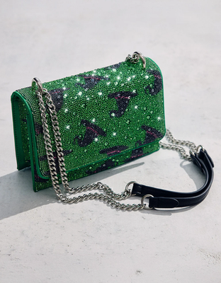 Betsey Johnson Kitsch Hats Off Convertible Shoulder Bag Green