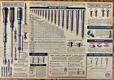4- Vtg 1950s  Chevrolet Super Service Facts Posters- General Motors