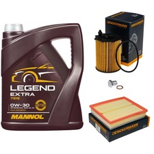Inspektionspaket 5L MANNOL Legend Extra 0W-30 f&uuml;r Citro&euml;n Berlingo 1.6 BlueHDi