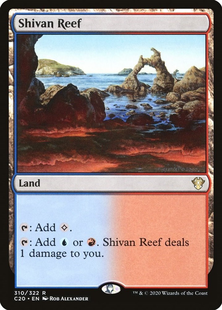 Shivan Reef [C20 - 310 Near Mint]