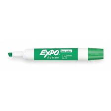 Dry Erase Markers Green Chisel Tip Low Odor Whiteboard Markers Bulk 12 Pack