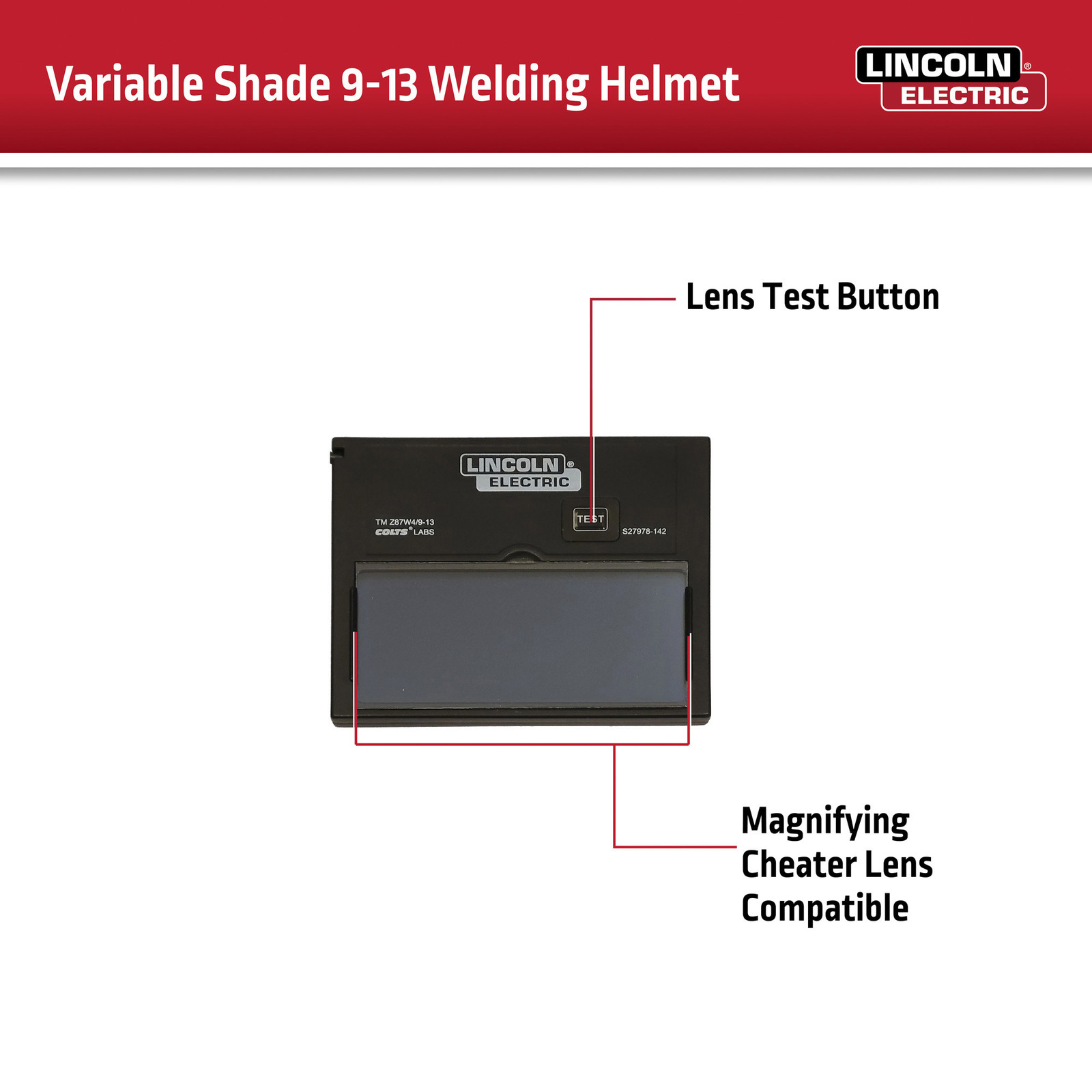 Lincoln Electric Auto-Darkening Welding Helmet, Galaxsis Pattern, Model# K4438-1