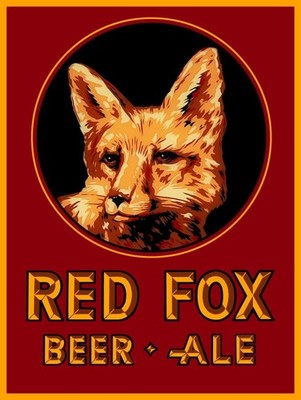 Rex Fox Beer of Waterbury, Connecticut NEW Metal Sign: 12x16'' Ships Free