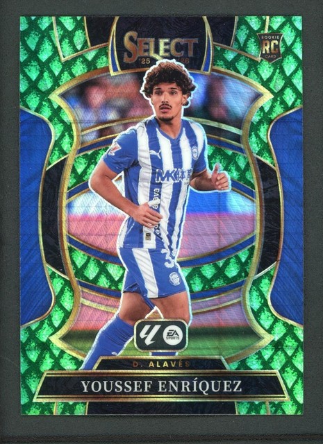 2025-26 YOUSSEF ENRIQUEZ 05/28 PANINI SELECT LA LIGA TERRACE JADE DRAGON RC