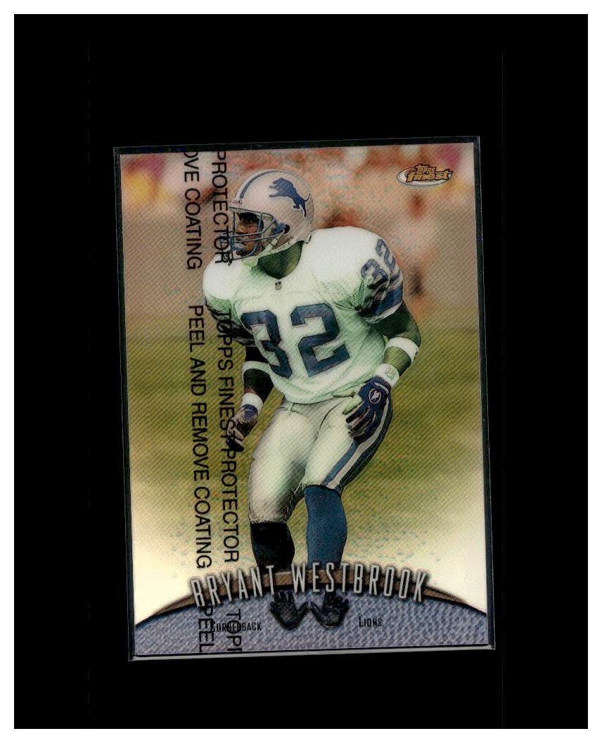 1998 Topps Finest #38 Bryant Westbrook No-Protector Refractor w/Coating