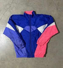 90 s Vintage Women s Nike Windbreaker Pink And Blue Jacket