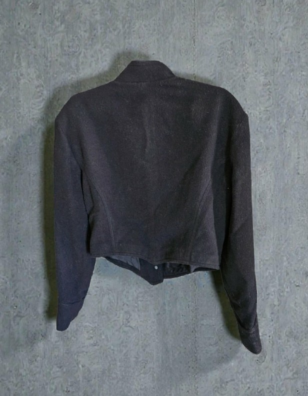 Crazy Horse Lined Black Jacket Withe Ornate Butto… - image 2