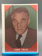 1960 Fleer Baseball Greats - Ford Frick #74 EX + No Ceases Sharp Free Shipping