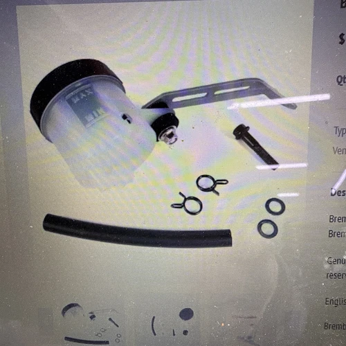Brembo Reservoir and Mount Kit For Brembo Brake Master Cylinders 110.A263.85 - Picture 4 of 24