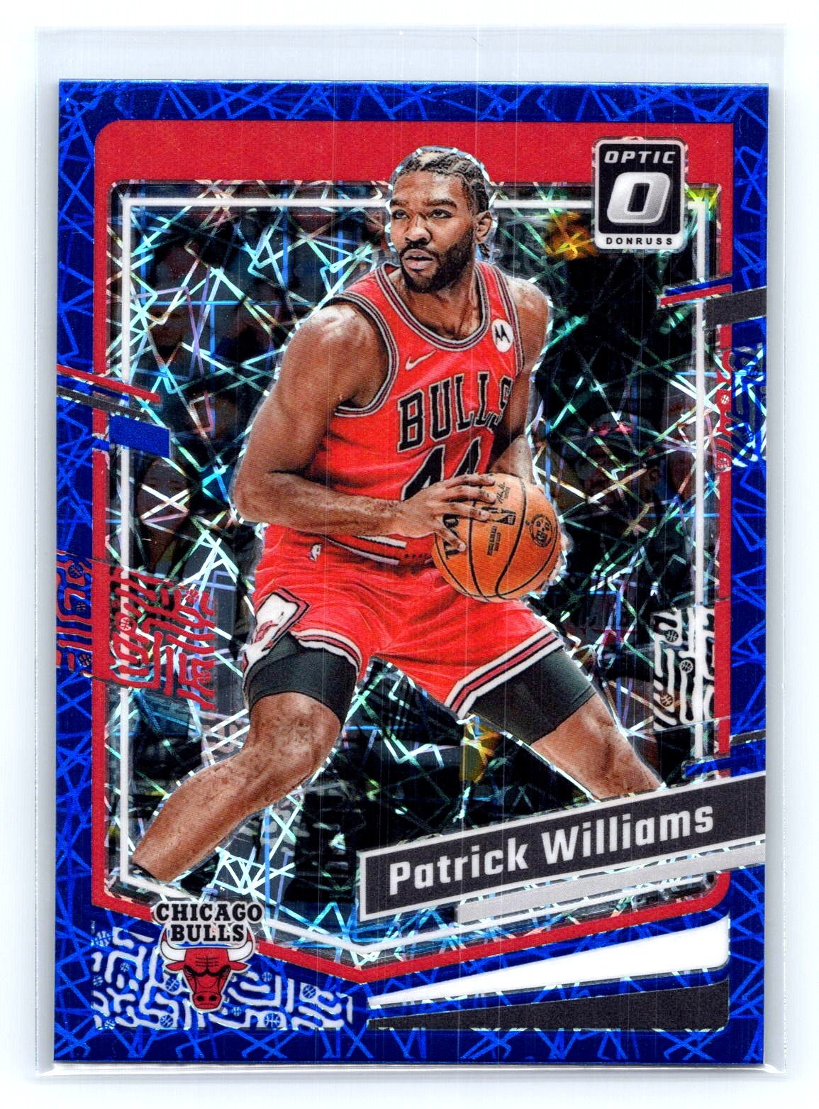 Patrick Williams 2023-24 Donruss Optic Blue Velocity #176