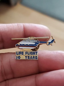 Life Flight Helicopter Pin