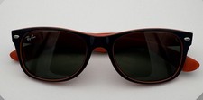 Ray-Ban Junior Kids New Wayfarer Sunglasses Blue Orange 47mm