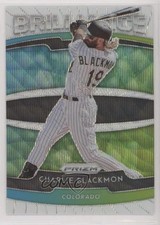 2020 Panini Prizm Brilliance White Wave Prizm Charlie Blackmon #B-10 0c7g