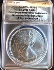 2021-P American Eagle ANACS MS-69 Emergency Rare Bullion-0.999 Silver 1 Oz Coin