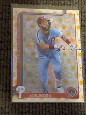 Weston Wilson 2025 Topps Series 2 (SSP) Holiday Sun Foil #ALT-1 Phillies
