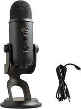 Blue Yeti Professional Multi-Pattern USB Condenser Microphone - Blackout
