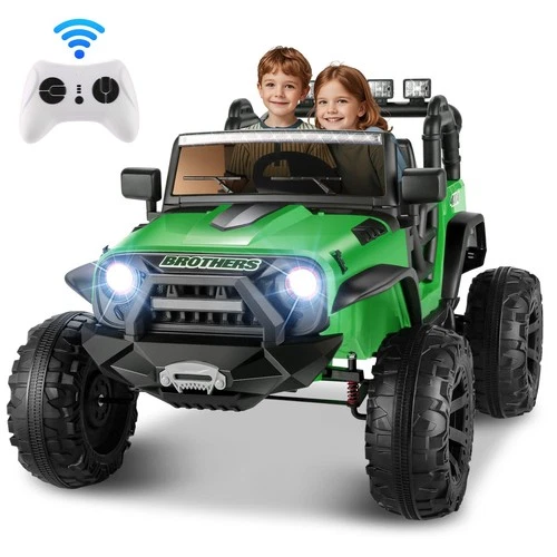 24V Ride on Car Toy for Kids 400W 2 Seater Electric Truck Car w/Remote Control