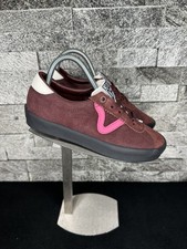 Vans Off The Wall Sport Low Burgundy Suede Sneakers - NEW M5W6.5