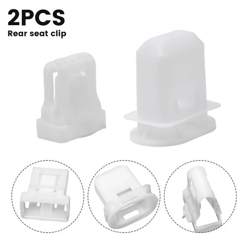 2* - White Rear Seat Cushion Seat Fixing Grommet Clip For Toyota 72693-12080 - Picture 11 of 12