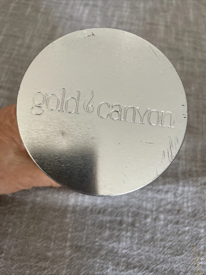 Vela Cañón Oro Cítrico Blanco 2 Mechas Grande 26 OZ Rara Foto 2 de 4