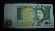 en Bank of England  ONE OUND bankote    A 73 397906