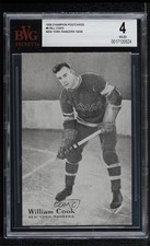 1935-36 The Champion Magazine Postcards Bill Cook William BVG 4 HOF 0q3
