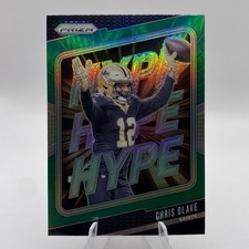 2024 Panini Prizm - Hype Chris Olave #4 Green Prizm