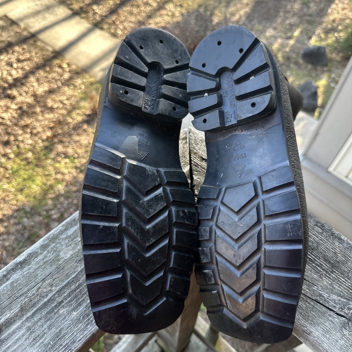 Swedish Military Surplus Varnamo Boots Vintage US Size 13 Swedish 29 Rubber 1967 Men main image 3