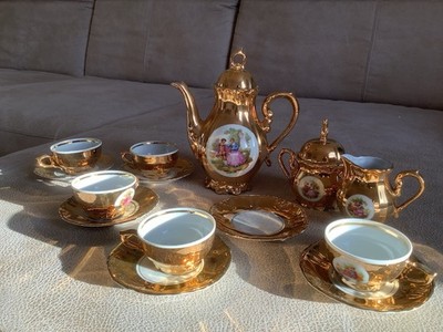 Mocca Service. Porzelan. . Bondware Fine China. Best Porzelain.