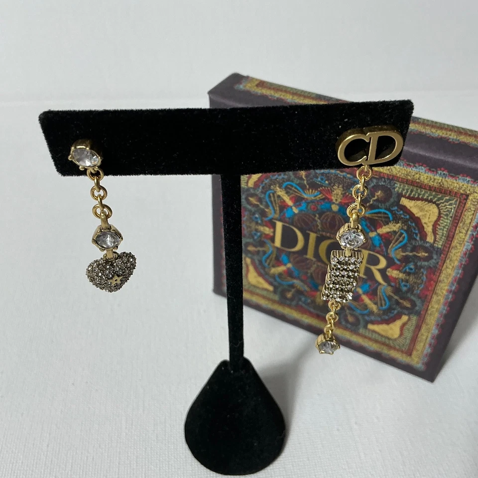 Authentic Dior Gold Earrings Retro - Image 2 of 3