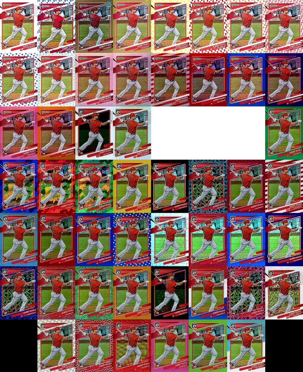 2021 Donruss Albert Pujols Master Collection (51) 1/1 Jersey Numbered
