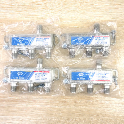 Lot Of 4 Regal Technologies 3-Way Coax Cable Splitters 5-1000MHZ Time Warner