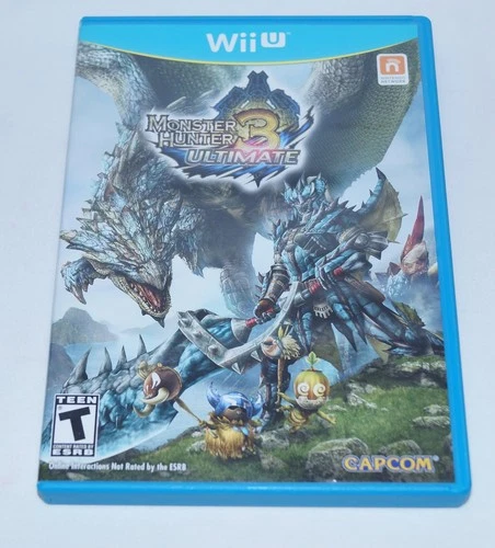 Wii U Monster Hunter Ultimate Video Game CIB Manual Case