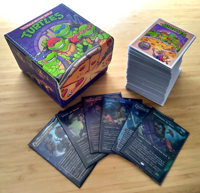 Magic the Gathering Turtle Power Deck Inkl. Deckbox und Sleeves