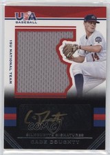 2017 USA Baseball Stars & Stripes Black Gold Jersey 41/88 Cade Doughty Auto 0i76