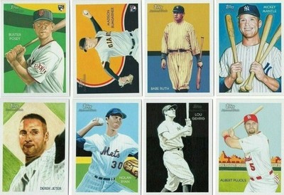 2010 Topps National Chicle Baseball Complete 275 Card Set Rookies Stars HOFers