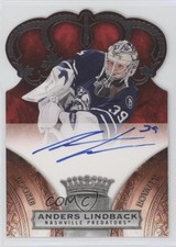 2010-11 Panini Crown Royale Rookie 96/499 Anders Lindback #145 Auto i9i