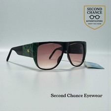 Herv Bernard 11784 Sunglasses-Snakeskin Temples-Hand Made-Unworn