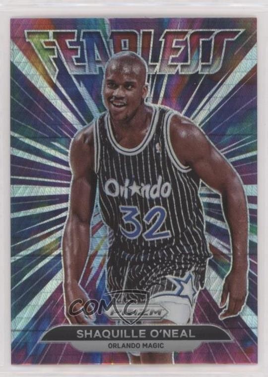 2021-22 Panini Prizm Fearless Hyper Prizm Shaquille O'Neal #18 HOF s3g