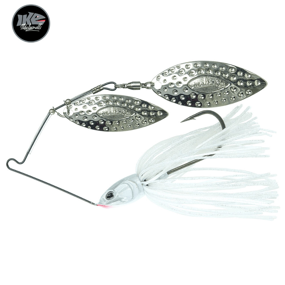 MOLIX By Mike Iaconelli Lover TITANIUM Spinnerbait 14g (1/2oz) Special White - Image 1