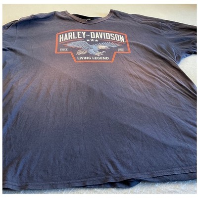 Harley-Davidson Corpus Christi Texas Eagle Graphic T-Shirt 4X Black Cotton