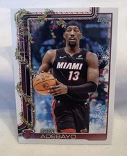Bam Adebayo 2025-26 Topps Holiday #H60 Miami Heat