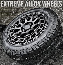 18" Black Swamper Alloy Wheels For Volkswagen Crafter 5 Stud All Terrain Tyres