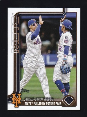 2025 Topps Update Series #US260 JUAN SOTO & FRANCISCO LINDOR VC NY Mets Combo