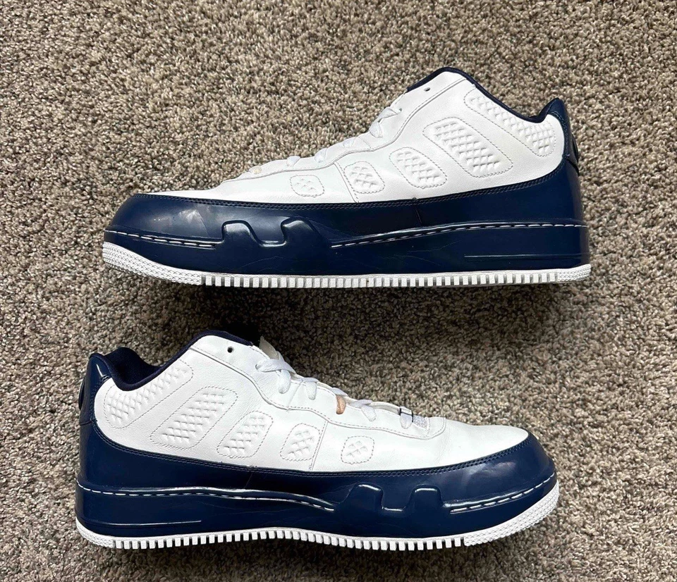 Nike Air Jordan Fusion 9 LS Low Midnight Azul Marino Talla 15 Para hombres Foto 2 de 4