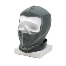 Original Swiss military wool balaclava lightweight warm winter mask elastic Gray