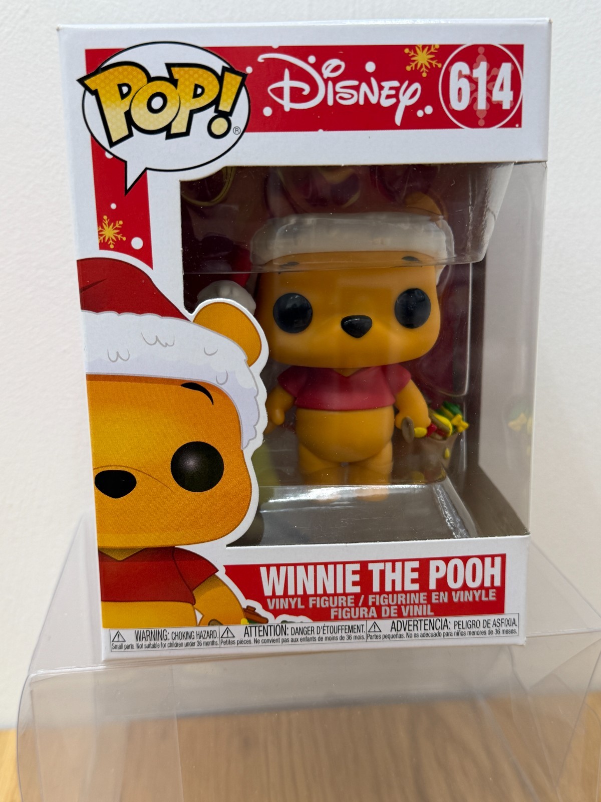 Funko Pop! Disney Winnie The Pooh Christmas #614+ Free Pop Protector