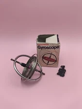 Vintage Progress Gyroscope Top Toy w/ Original Box Made in England Science Gift